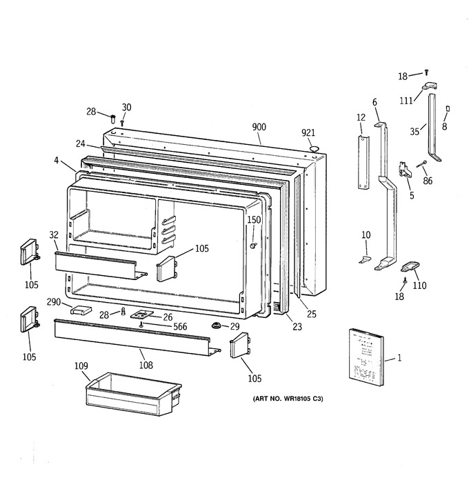 Diagram for TBH19PAXTRWW