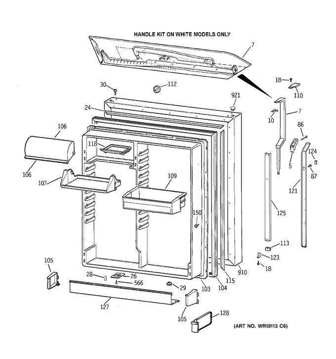 Diagram for TBG19PAXDRWW