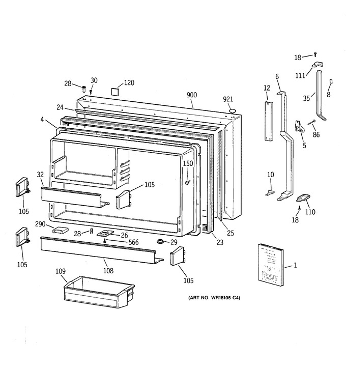 Diagram for TBG19PAYCRWW