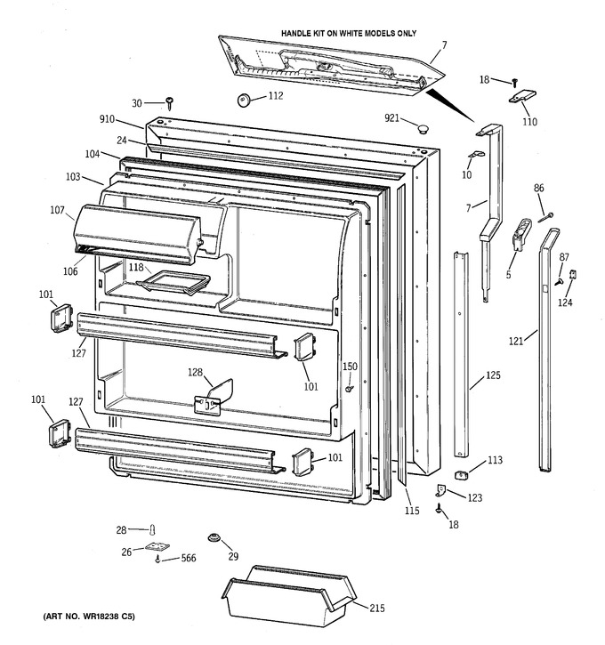 Diagram for TBX18ZIXERWW