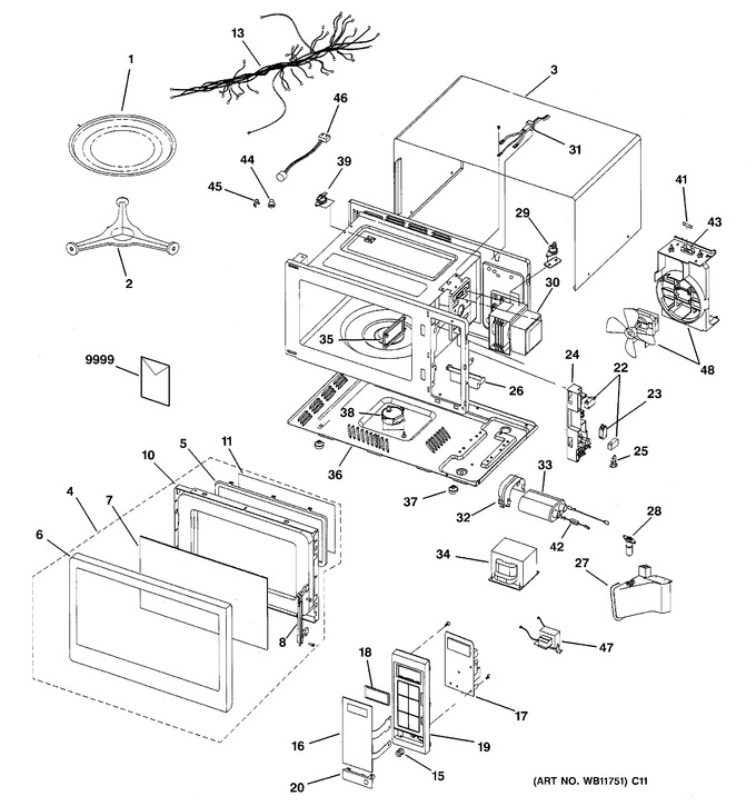 Diagram for JES1634WB001