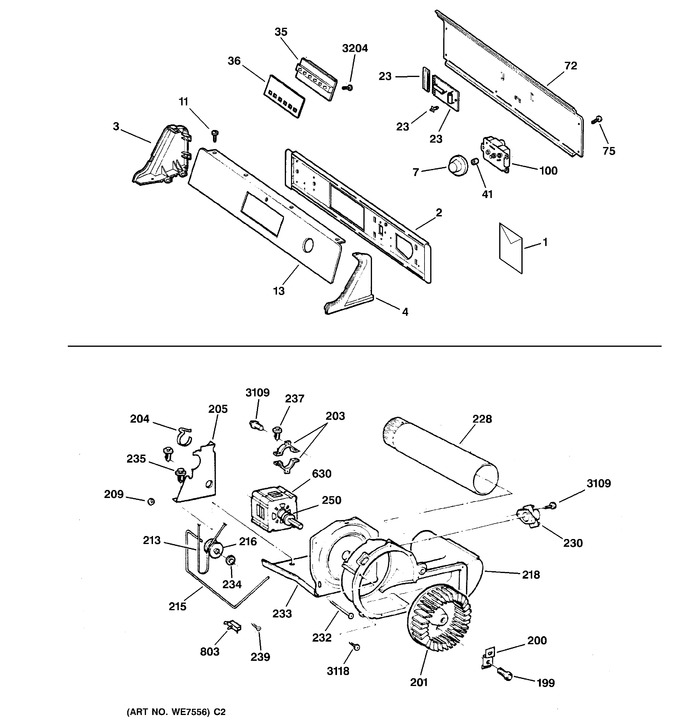 Diagram for DPSF495GW1WW