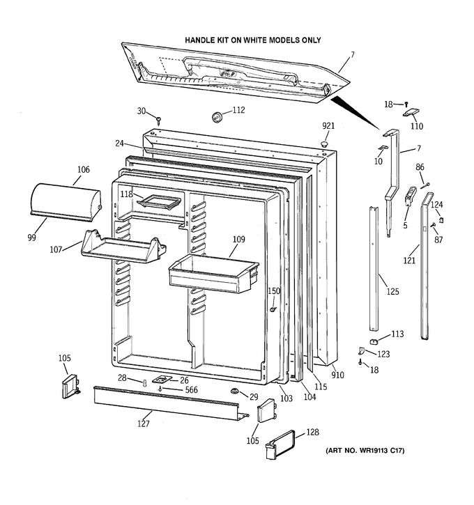 Diagram for TBK19PAXERWW