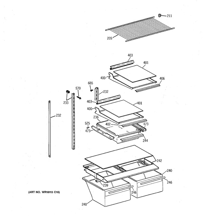 Diagram for TBX18CIXKRWW