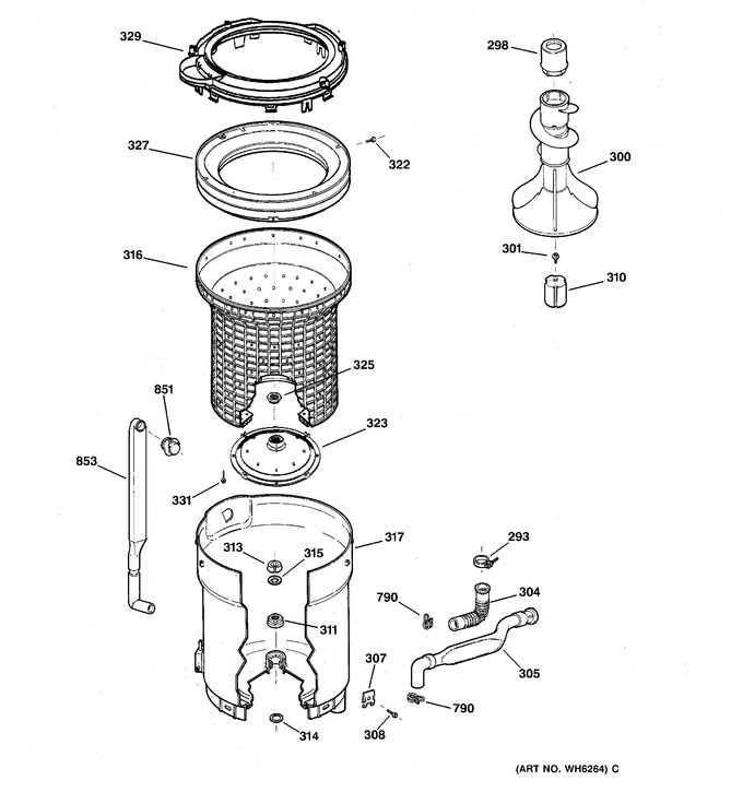 Diagram for WLE4000B1WW