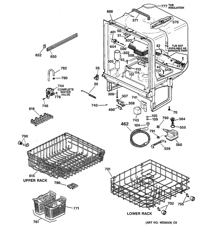 Diagram for EDW1500G00CC