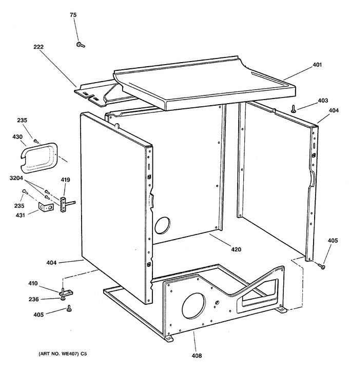 Diagram for DBXR463EB0WW