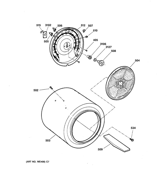 Diagram for DBXR463EB0WW