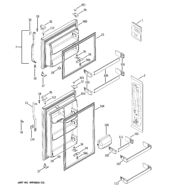 Diagram for GTS18IBMCRWW