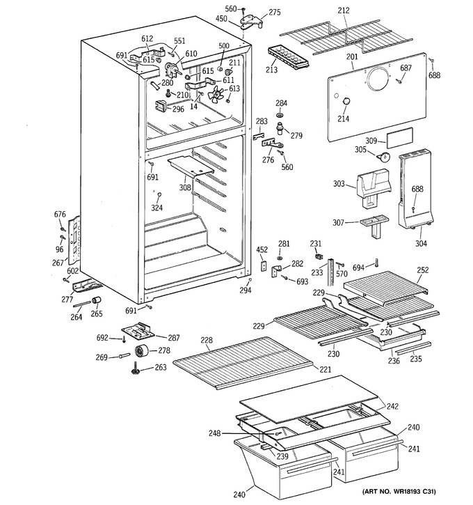 Diagram for GTT15FBMDRWW