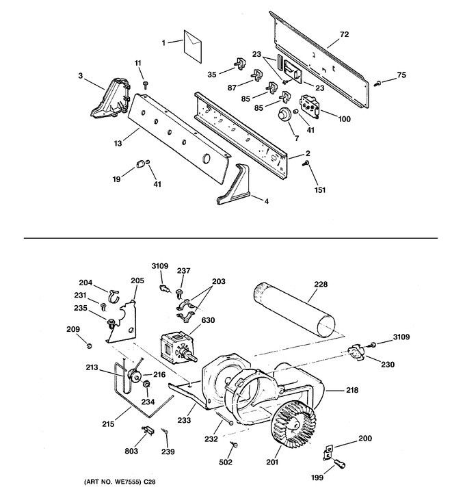 Diagram for DWXR485GB0WW