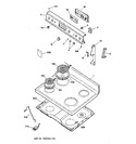 Diagram for 1 - Control Panel & Cooktop