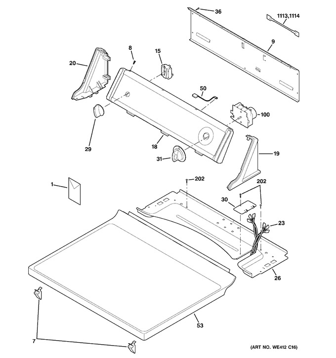 Diagram for DVL223EA1WW