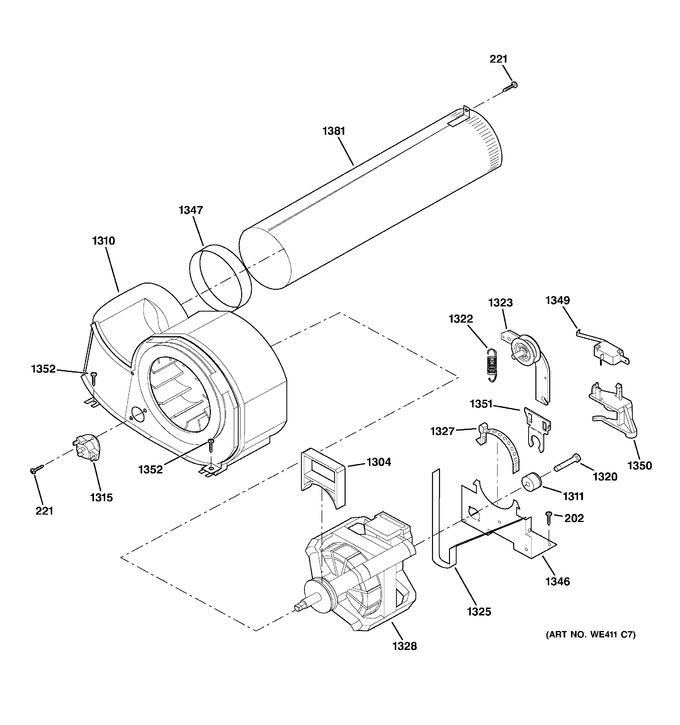 Diagram for DVL223EA1WW