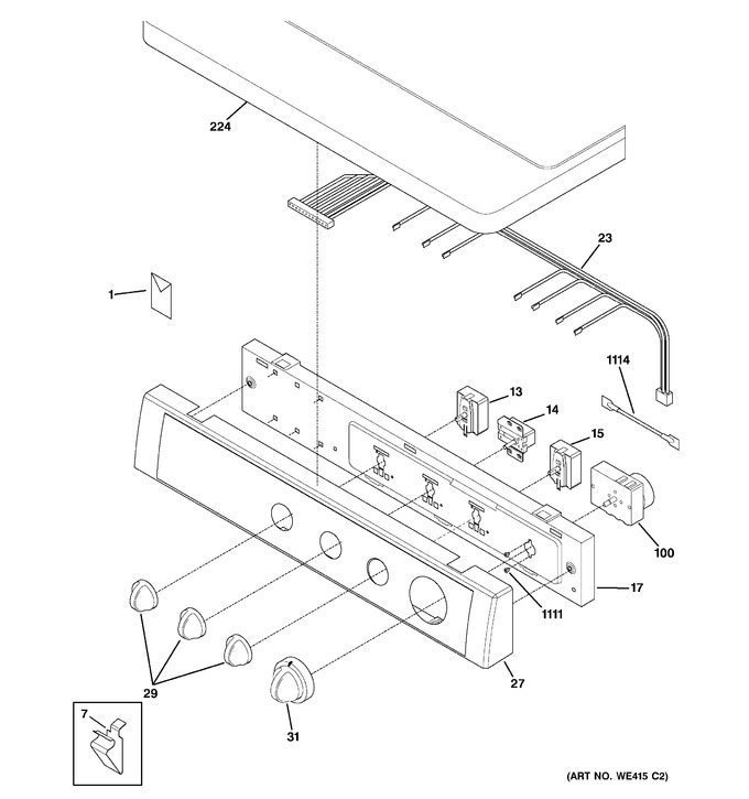 Diagram for DH43EW1WW