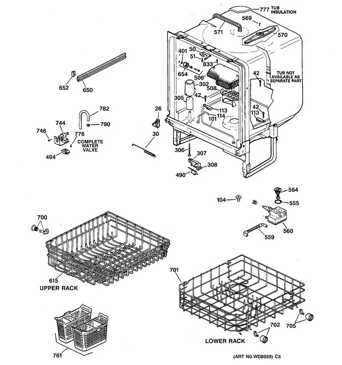 Diagram for GSC3430F00WW