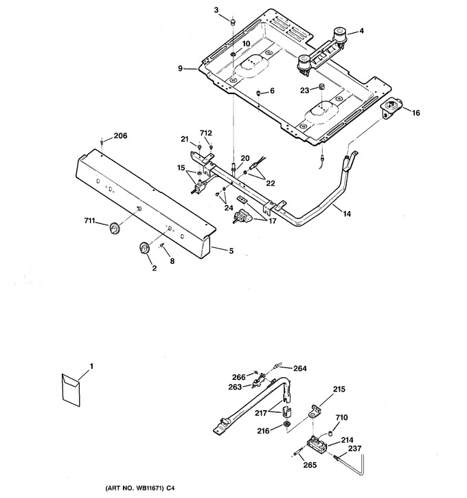 Diagram for LGB116BPA5WH