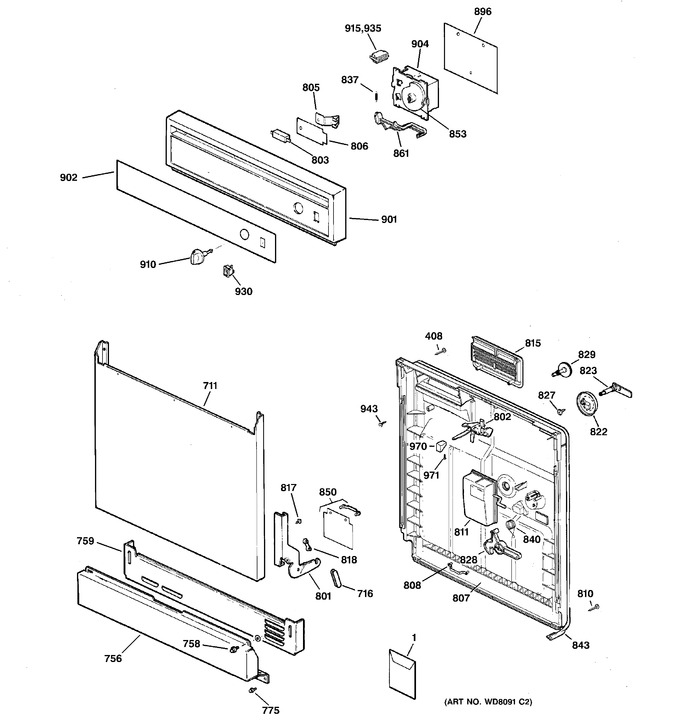 Diagram for HDA1200G00WW