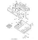 Diagram for 2 - Control Panel & Cooktop