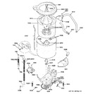 Diagram for 5 - Washer Tub, Hoses & Motor