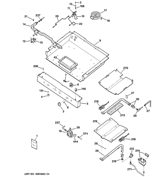 Diagram for JGB920CEC1CC