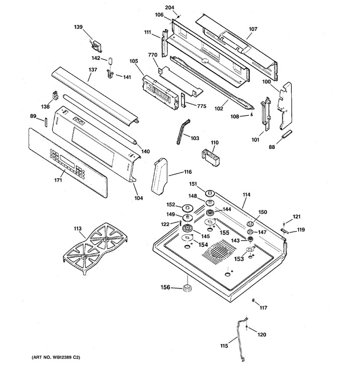 Diagram for JGB920BEC1BB