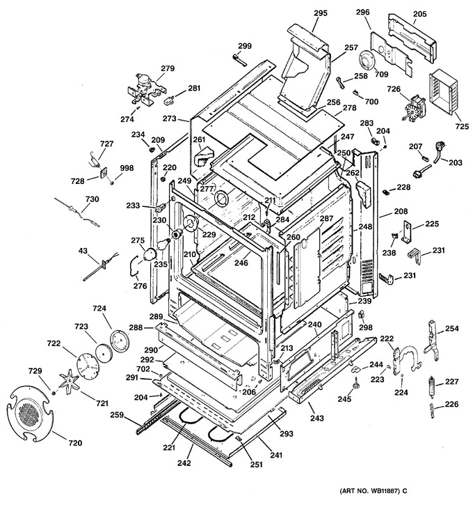 Diagram for JGB920CEC1CC