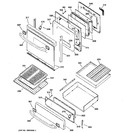 Diagram for 4 - Door & Drawer Parts