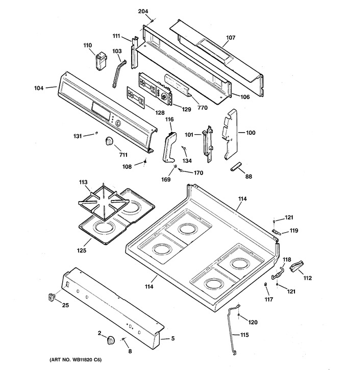 Diagram for JGBP25BEC5WH