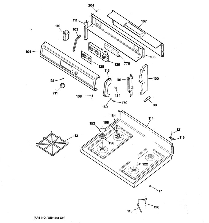 Diagram for JGBP28WEA4WW