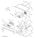 Diagram for 1 - Control Panel & Cooktop