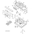 Diagram for 2 - Control Panel & Cooktop