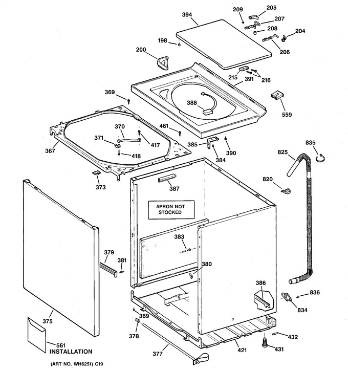 Diagram for WJSE4150B2WW