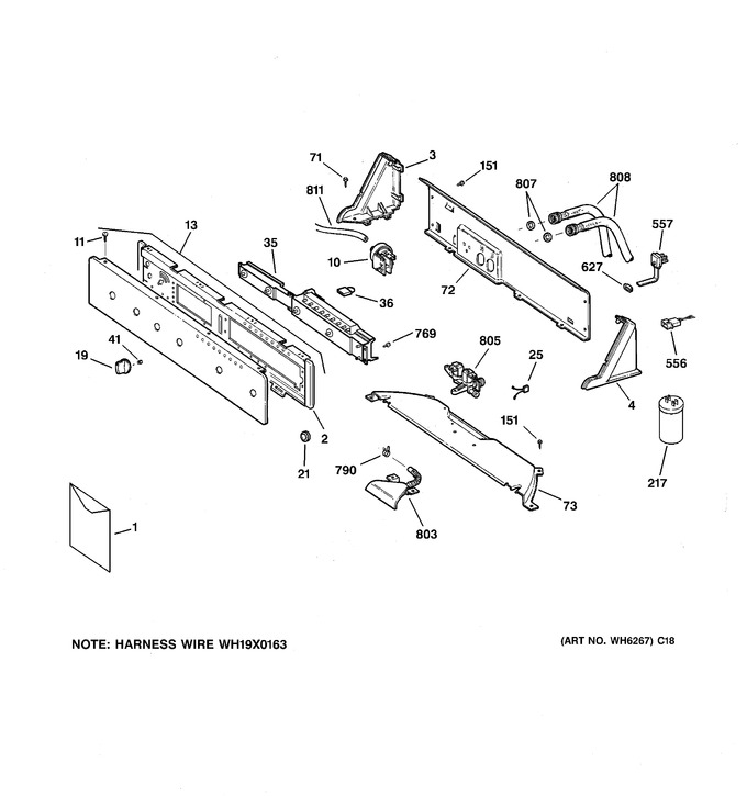 Diagram for WLE6500B2WW