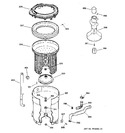 Diagram for 3 - Tub, Basket & Agitator