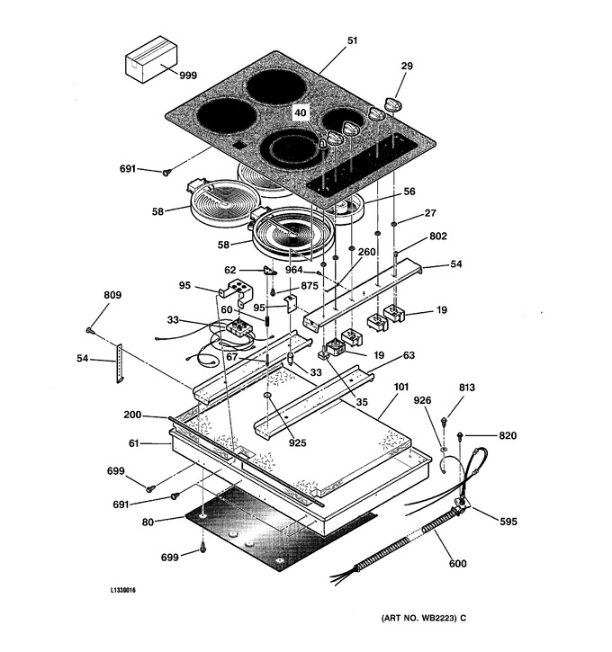 Diagram for JCP350WC1WW