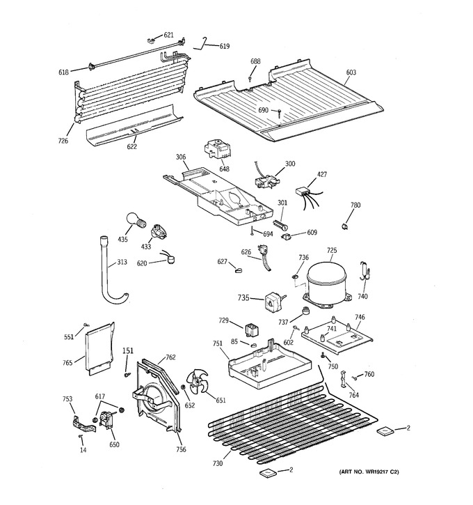 Diagram for GTS18FBMFRWW