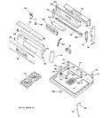 Diagram for 2 - Control Panel & Cooktop