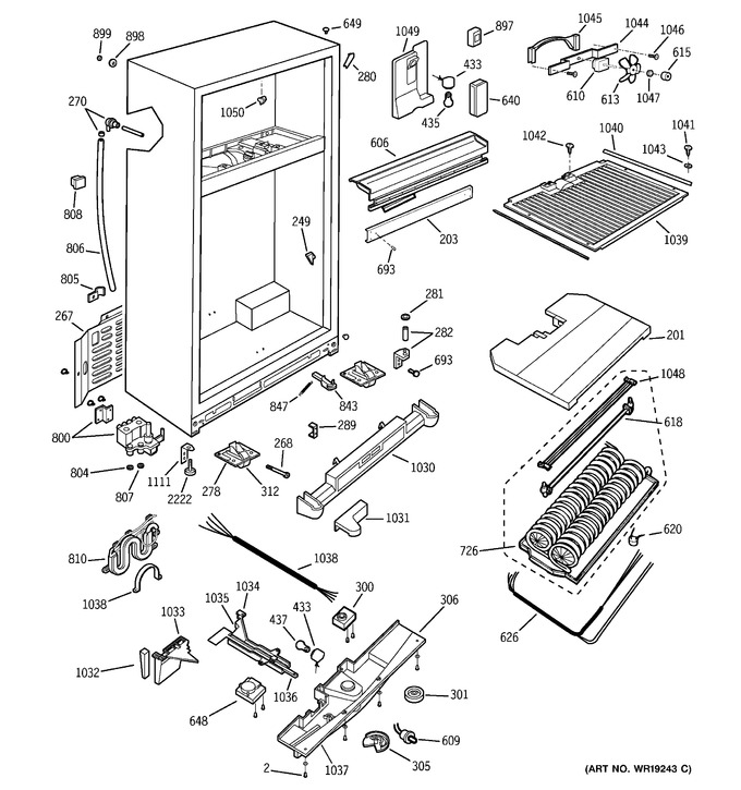 Diagram for TNX22BRCBLWW