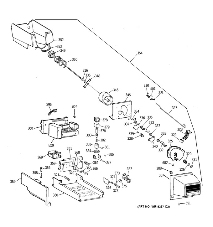 Diagram for TNX22PRCBLBB