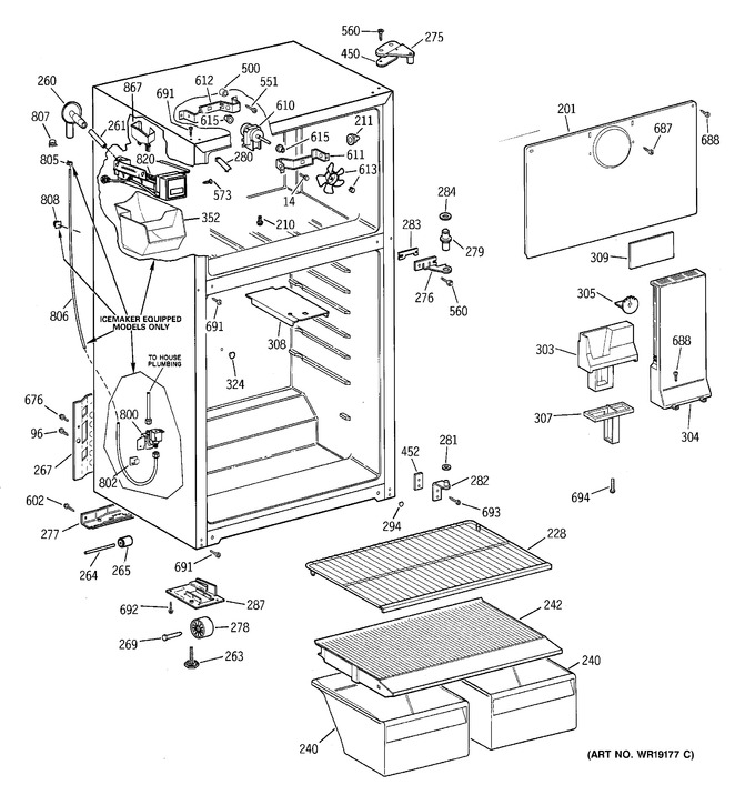 Diagram for HTS16BCMFLWW