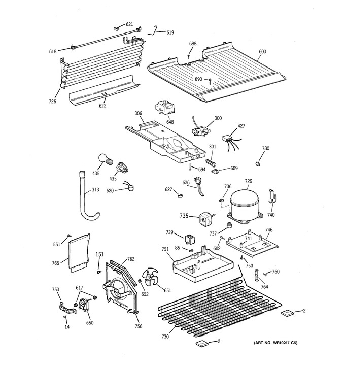 Diagram for HTS16BCMFRWW