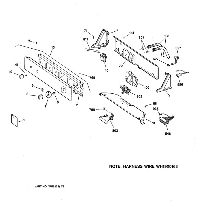 Diagram for WBXR2090B3WW