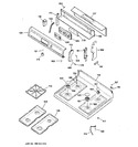 Diagram for 2 - Control Panel & Cooktop