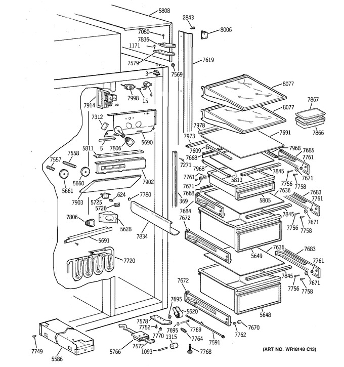 Diagram for ZISW36DTB