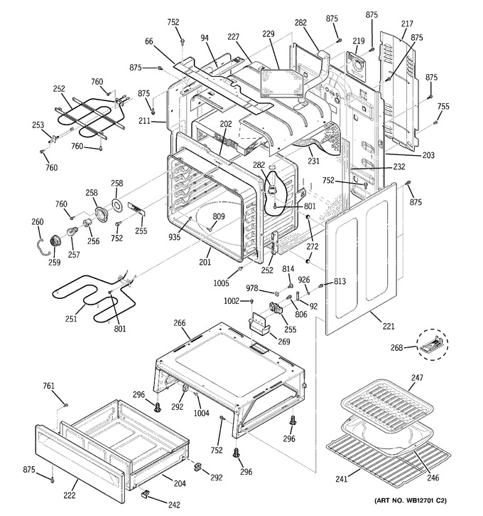 Diagram for JB700WD2WW