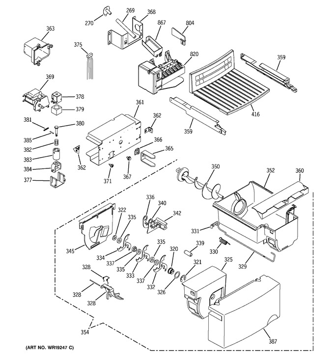 Diagram for GSA22KEPAFWW