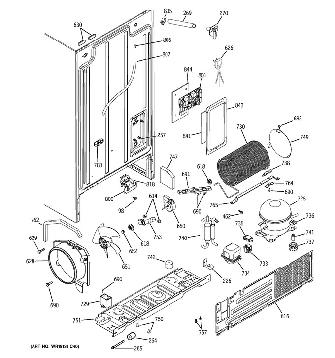 Diagram for GSA22KEPAFWW