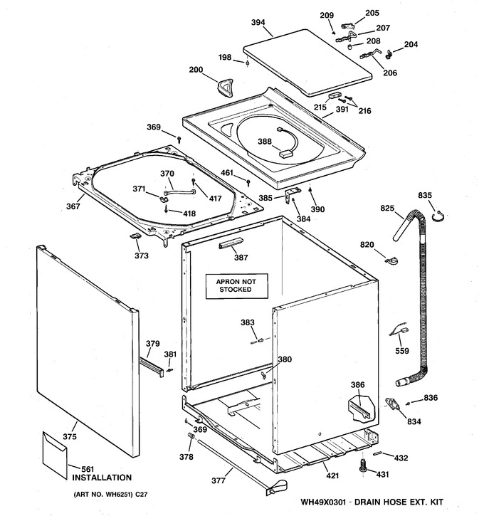 Diagram for WHDSE820C1WW