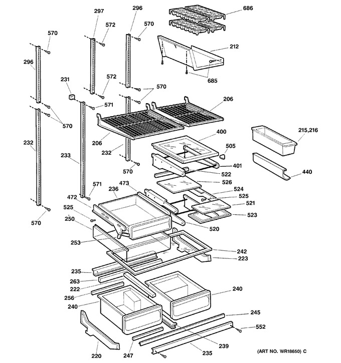 Diagram for TNX22PRCALWW